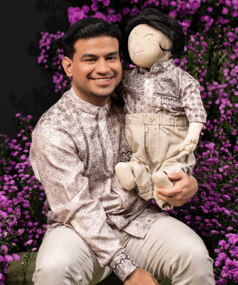 Potret keluarga Fadil Jaidi jadi model Baju Muslim brand lokal 