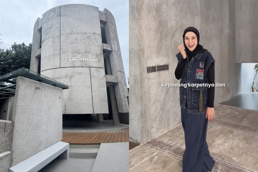 Zaskia Mecca Inisiasi Masjid Salim Kamil, Desain Unik Tanpa Pintu