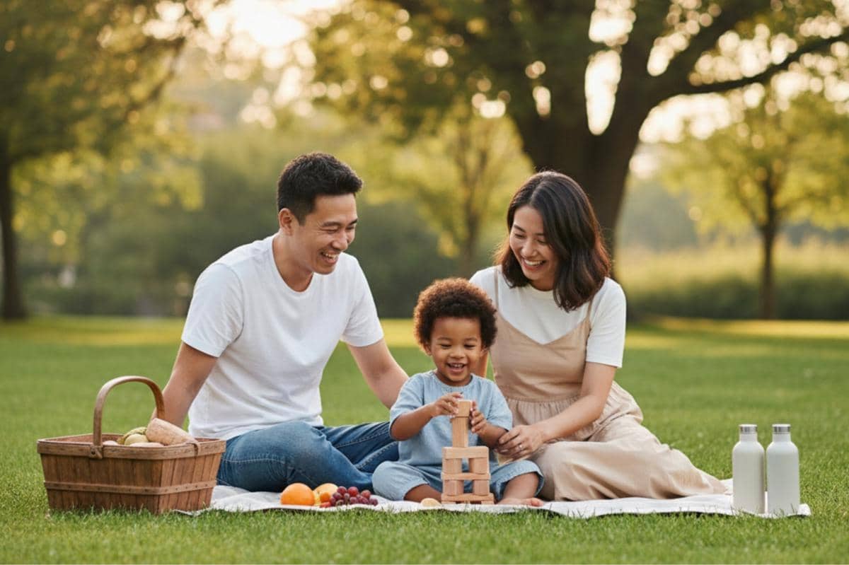 Keluarga sedang berlibur