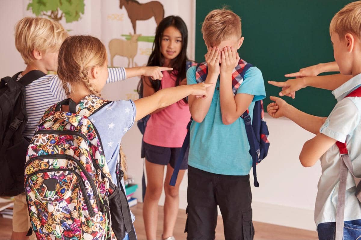 anak sedang di bully