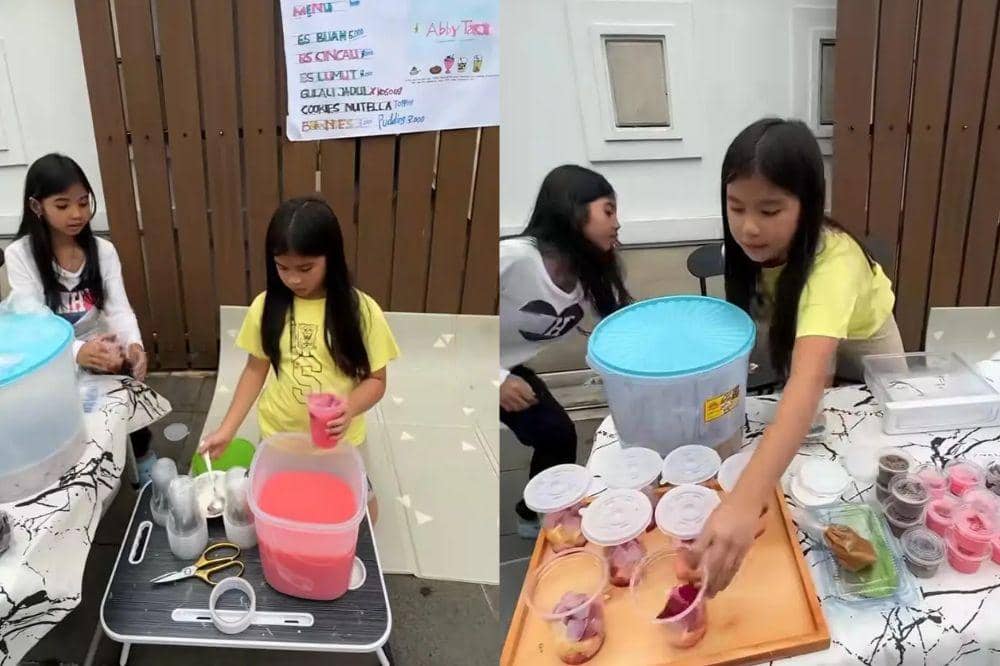 yaya anak ririn ekawati jualan takjil 