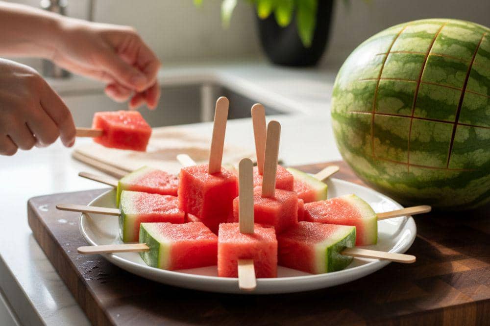 5 Cara Memotong Buah Semangka 2