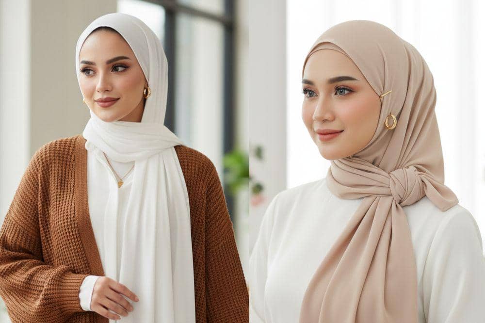 7 Inspirasi Gaya Pashmina untuk Bukber Ramadan 2026