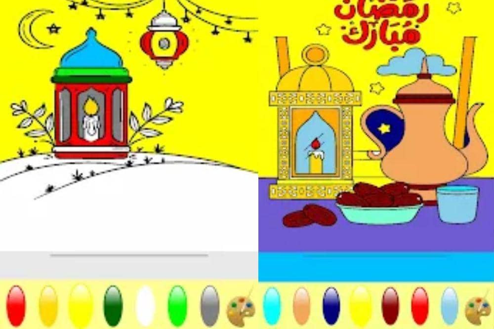 Game Mewarnai Ramadhan