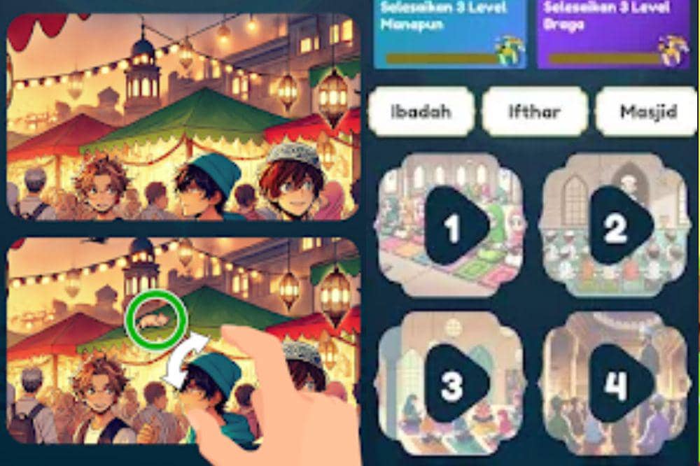 Game Cari Perbedaan Ramadhan