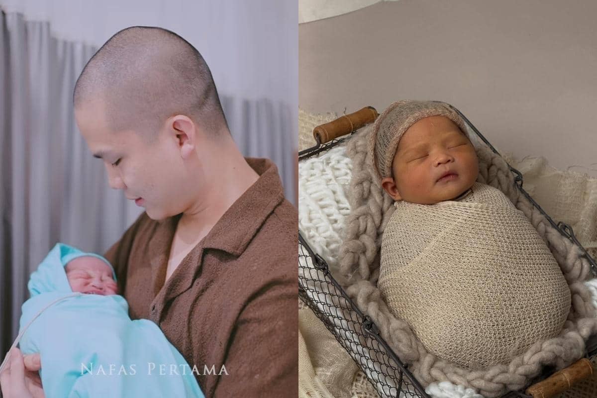 7 Potret Persalinan Istri Cellos saat Melahirkan Anak Pertama