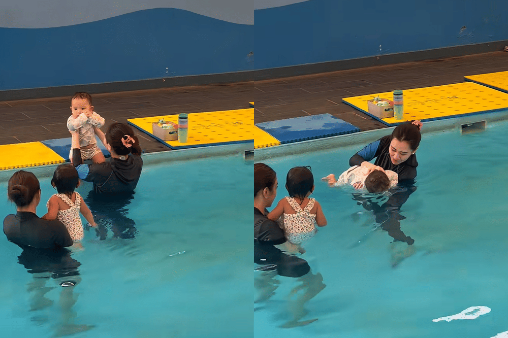 Momen Arash Anak Aaliyah Massaid Belajar Berenang 5.png