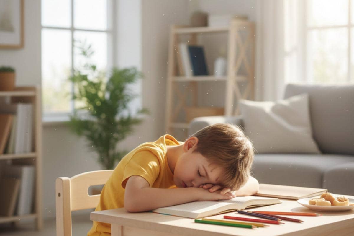 anak kelelahan saat belajar