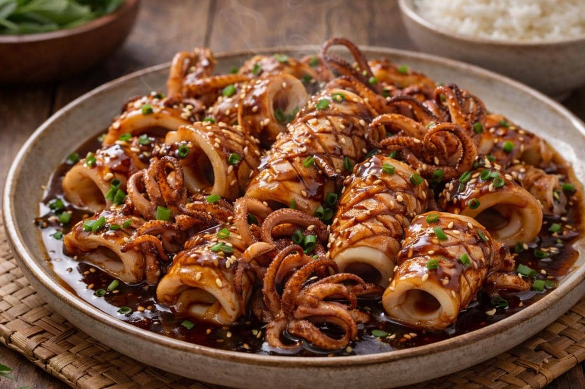 resep cumi saus teriyaki