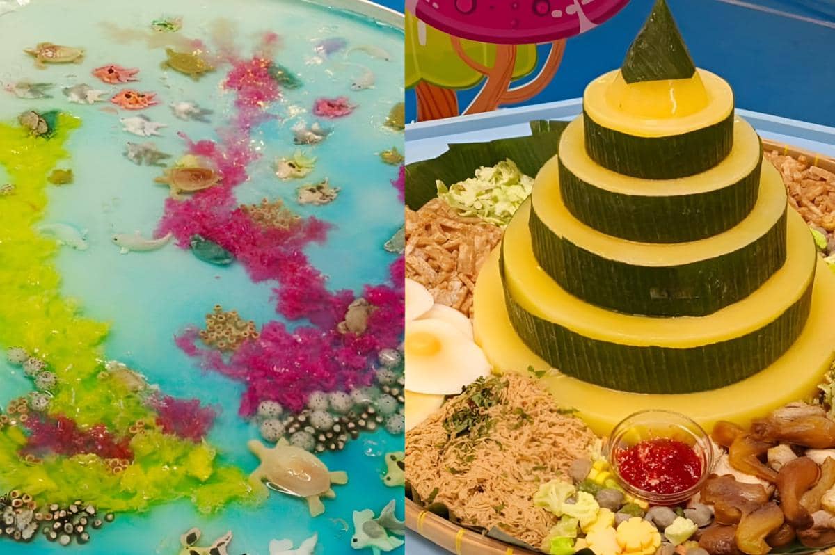 karya seni berbahan Jelly