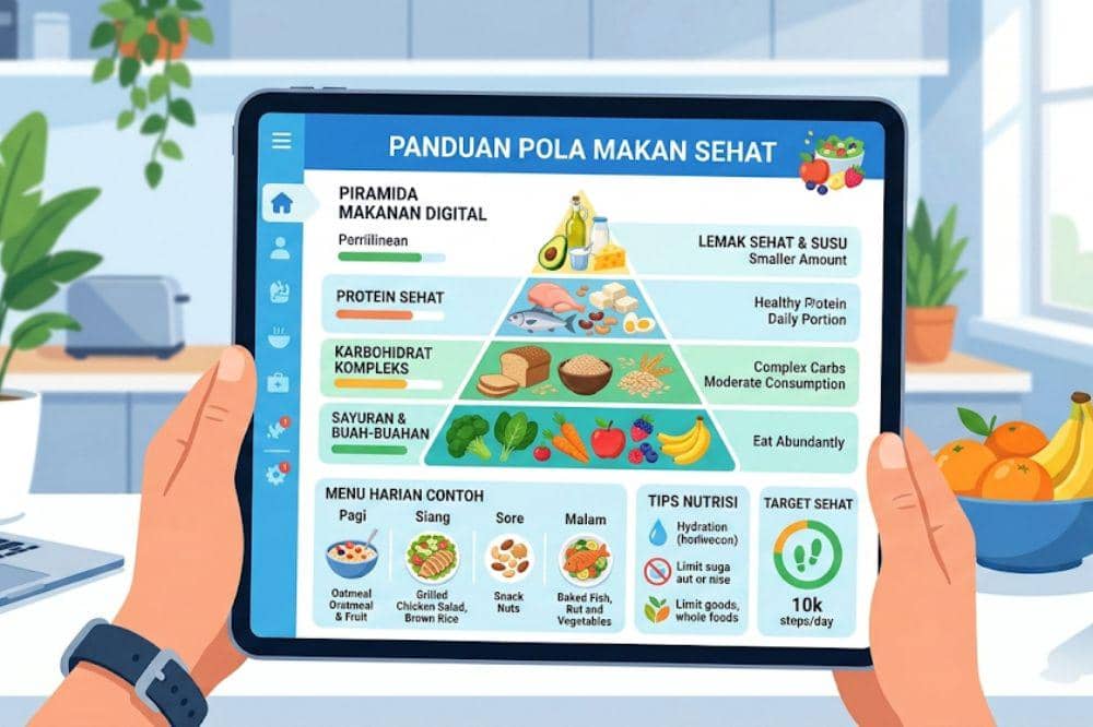 Pola Makan Sehat dan Berkelanjutan melalui Transformasi Digital
