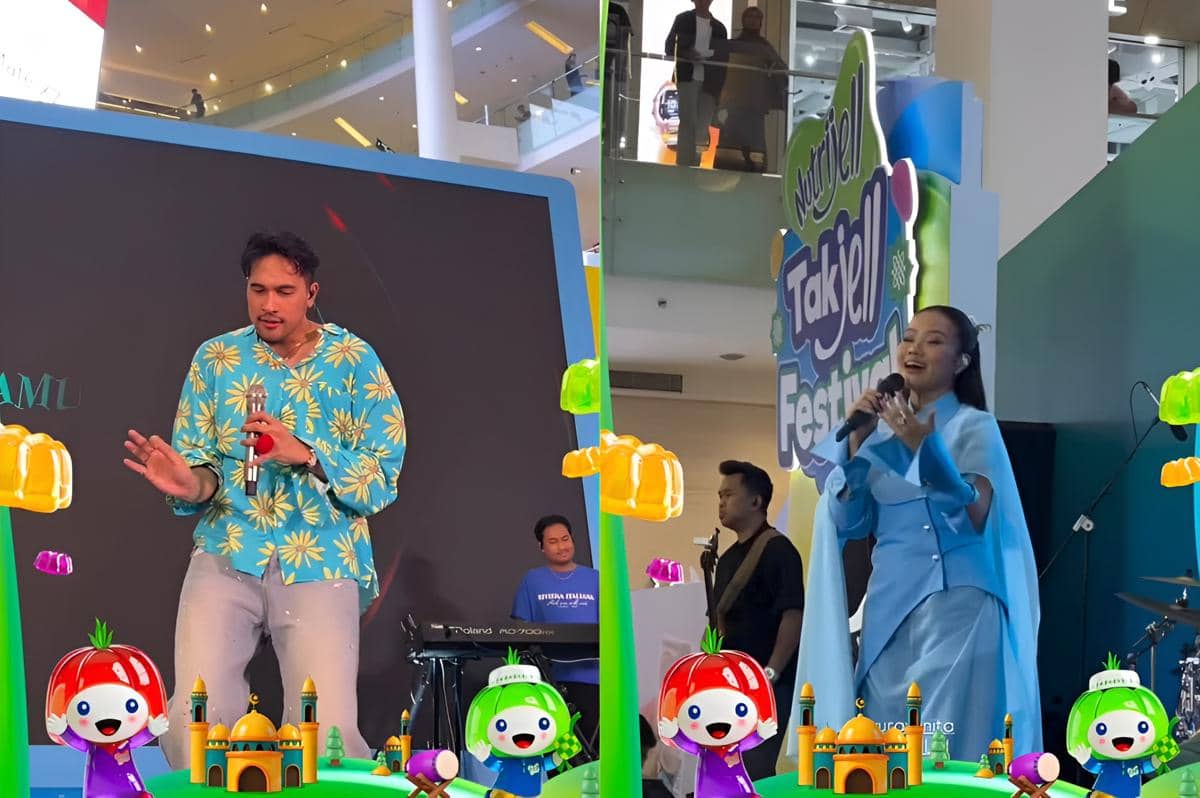 sejumlah artis memeriahkan festival Nutrijell