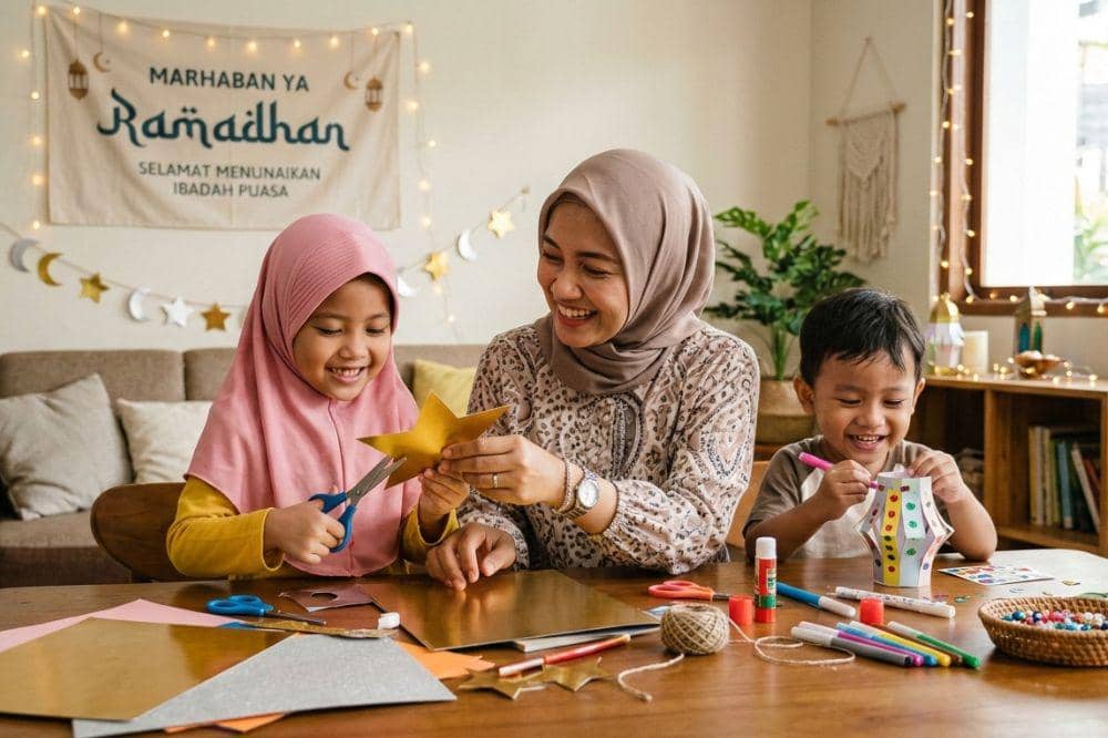 7 Ide DIY Dekorasi Ramadan Bersama Anak, Harus Coba di Rumah!
