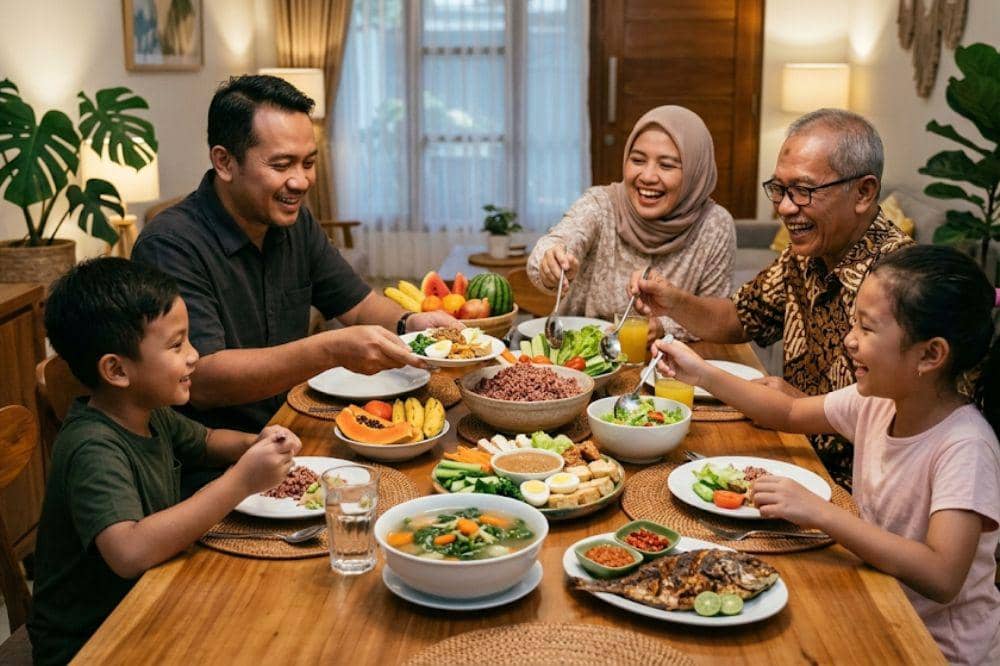 Pola Makan Sehat dan Berkelanjutan melalui Transformasi Digital