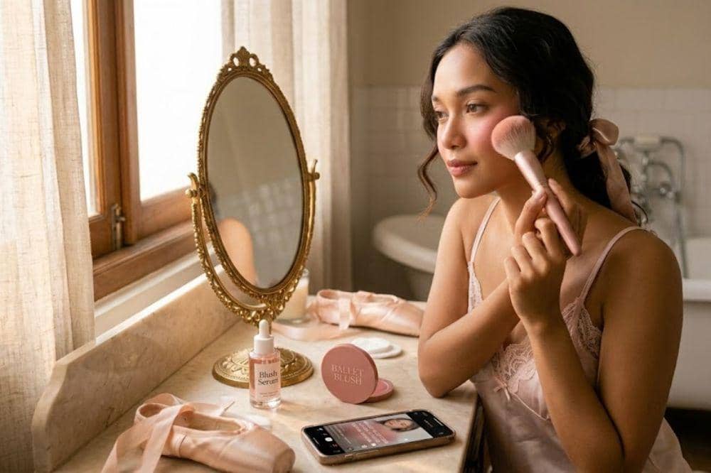 Tren Ballet Blush Kembali Viral di Media Sosial