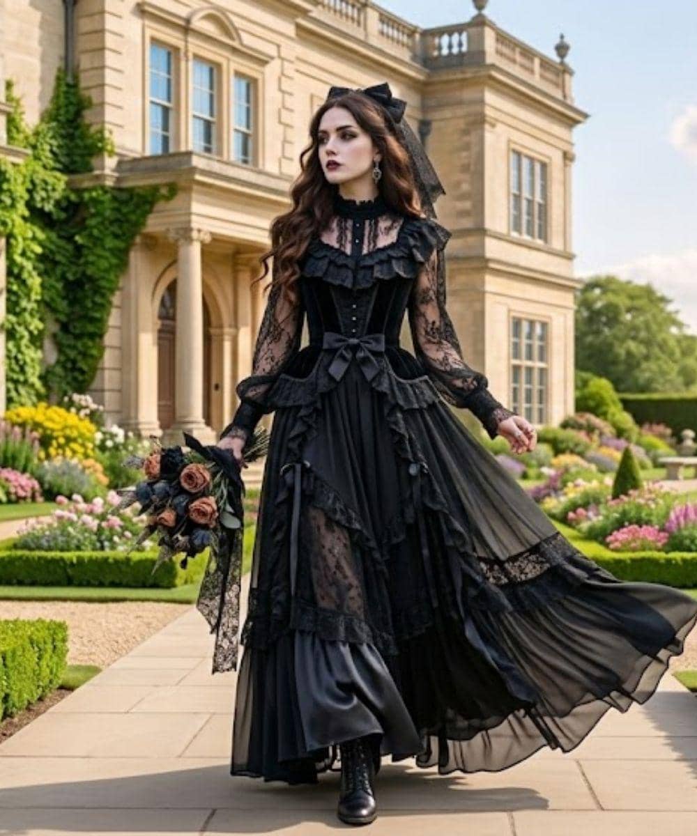 Gaya Gothic Romantic Jadi Sorotan Runway