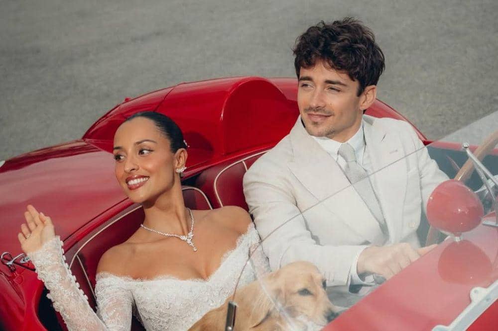 7 Fakta Pernikahan Charles Leclerc dan Alexandra Saint Mleux