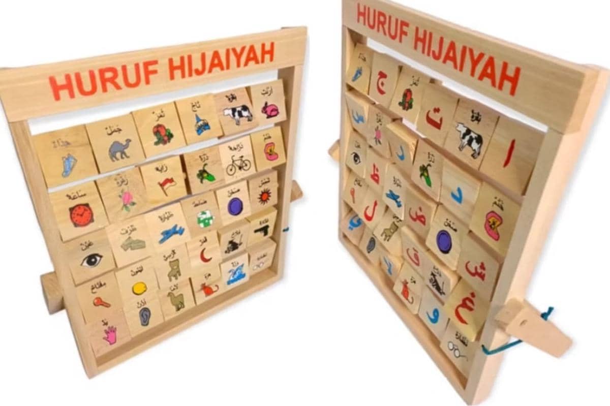 mainan anak huruf Hijaiyah