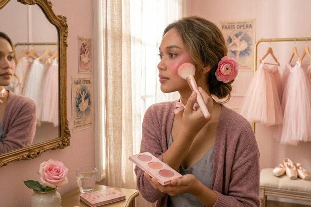 Tren Ballet Blush Kembali Viral, Rahasia Tampilan Pipi Merona Lembut dan Natural