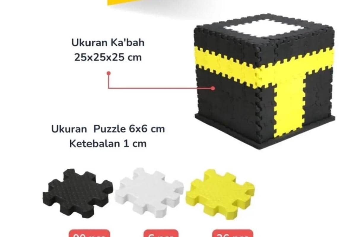 Puzzle mainan islami untuk anak