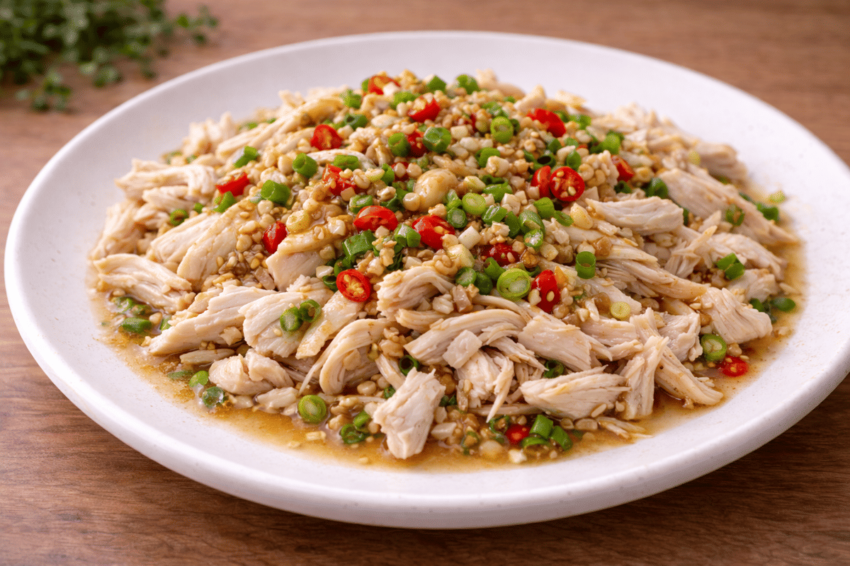 Resep Ayam Suwir Kukus untuk Menu Sahur Ibu Hamil