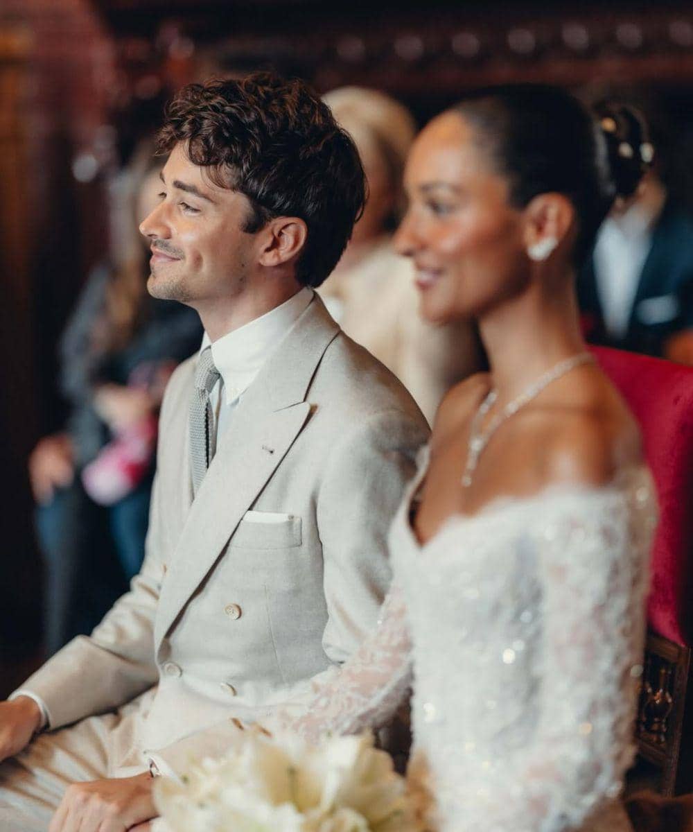 7 Fakta Pernikahan Charles Leclerc dan Alexandra 1