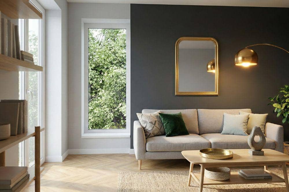 7 Ide Cat Tembok Warna Abu-Abu untuk Ruang Tamu 2