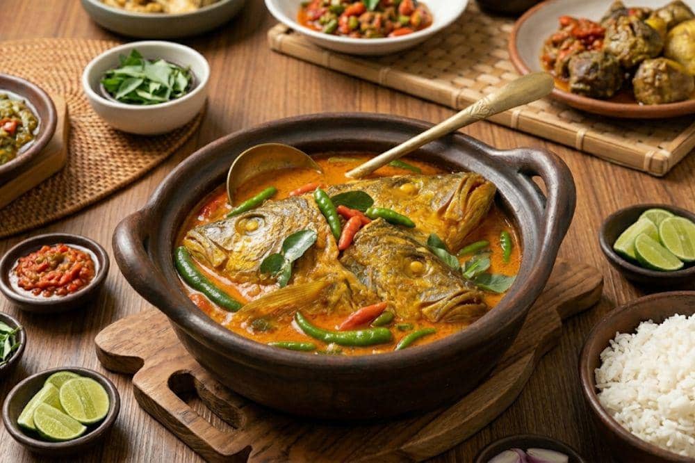 Resep Gulai Kepala Ikan Kakap Pedas ala Padang Asli