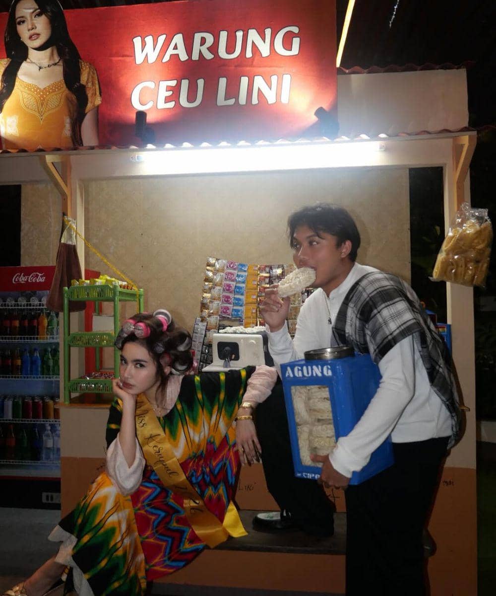 6 Fakta Warung Ceu Lini di Ulang Tahun Mahalini 6