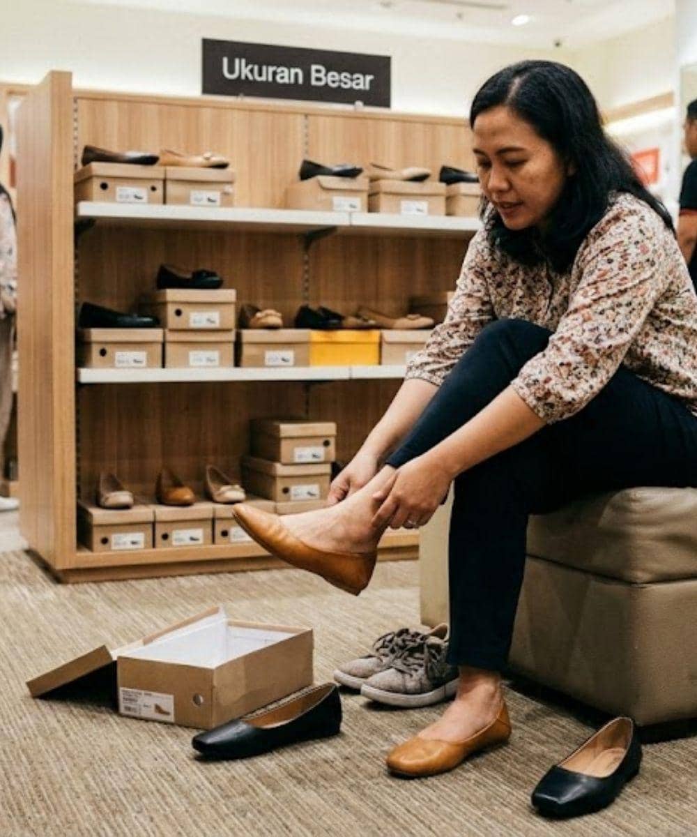 7 Rekomendasi Merek Flat Shoes untuk Kaki Lebar