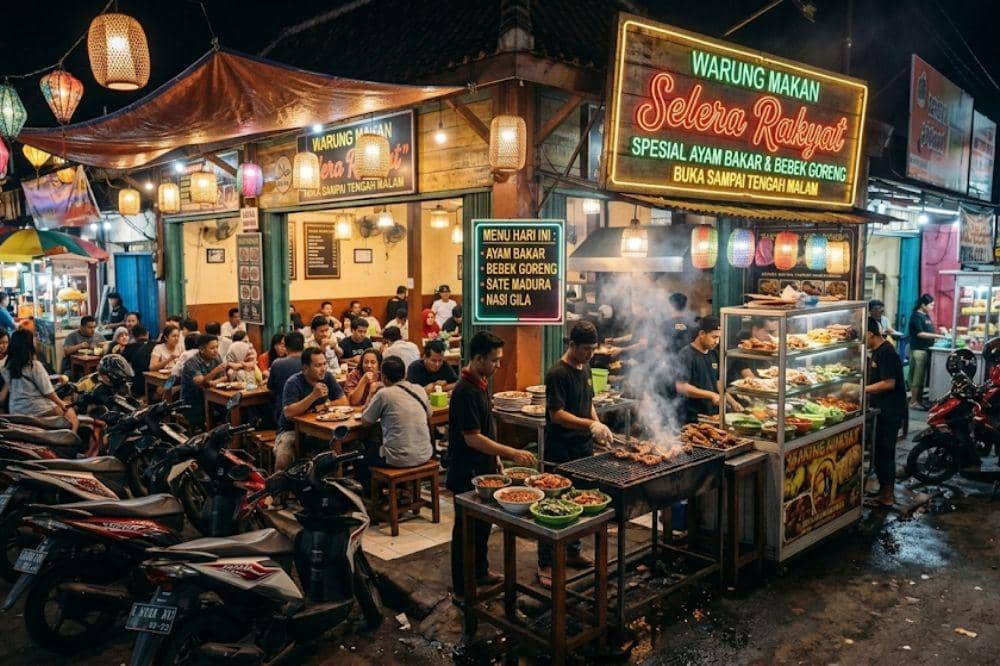 6 Tempat Makan 24 Jam di Bali, dari Legendaris hingga Kekinian