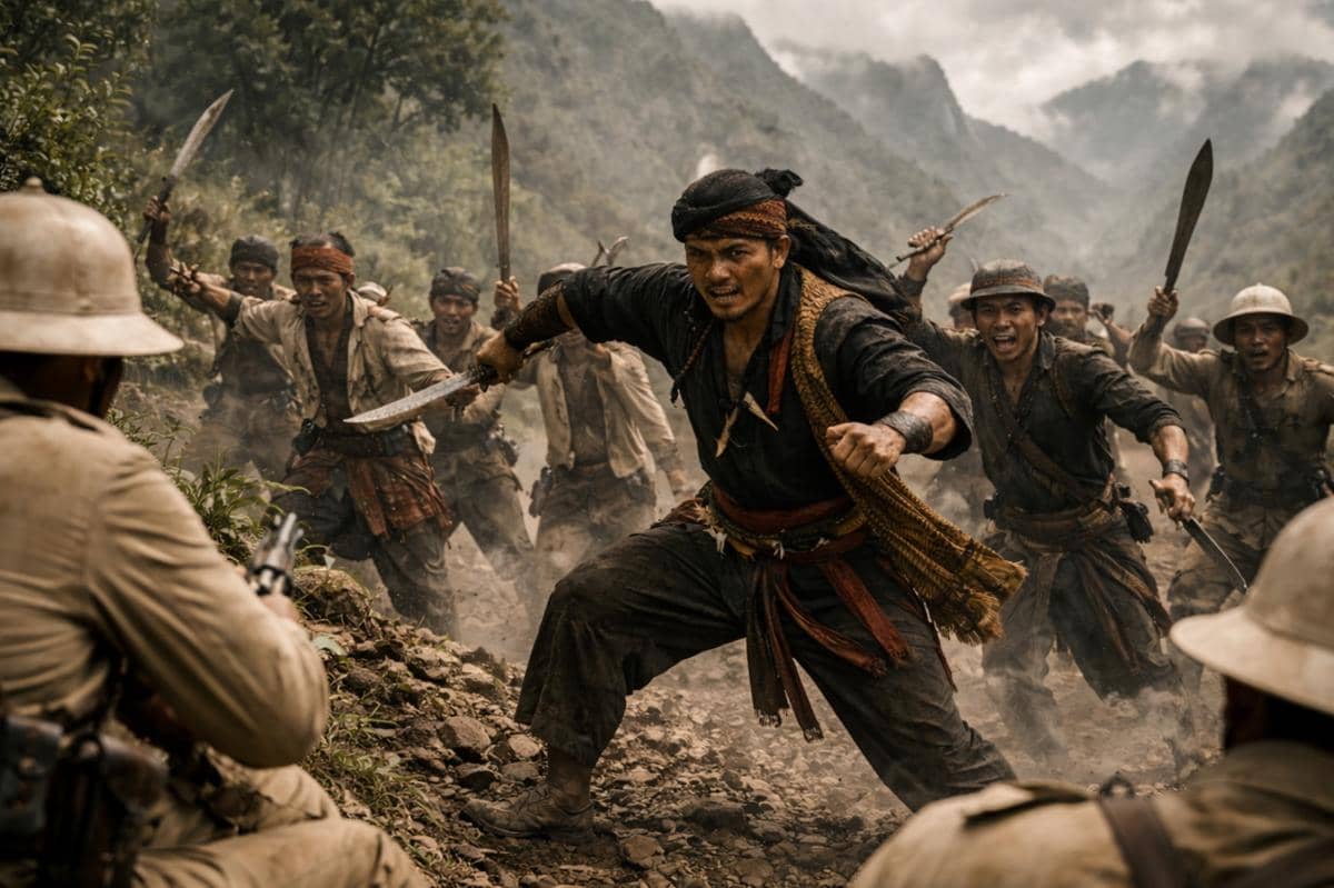 Bura menyerang pasukan Belanda