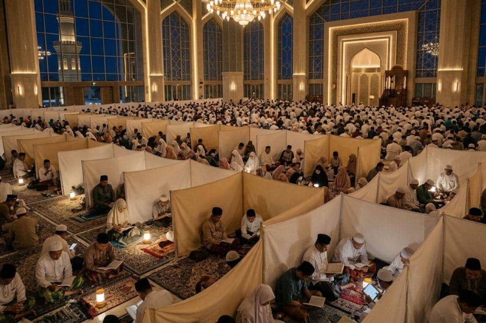 Niat Itikaf di Masjid Saat 10 Malam Terakhir Ramadan