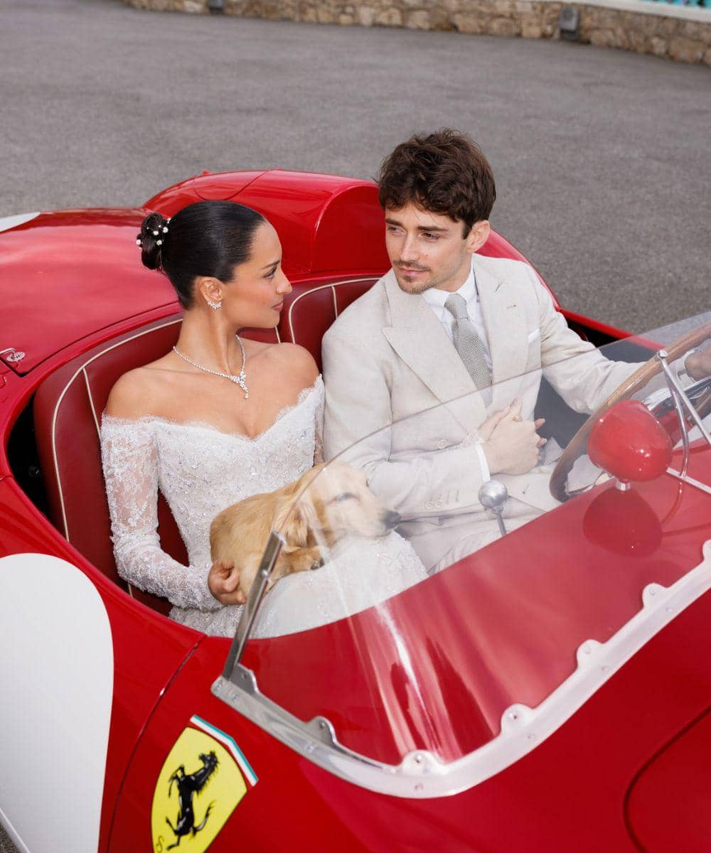 Potret Pernikahan Pembalap F1 Charles Leclerc 