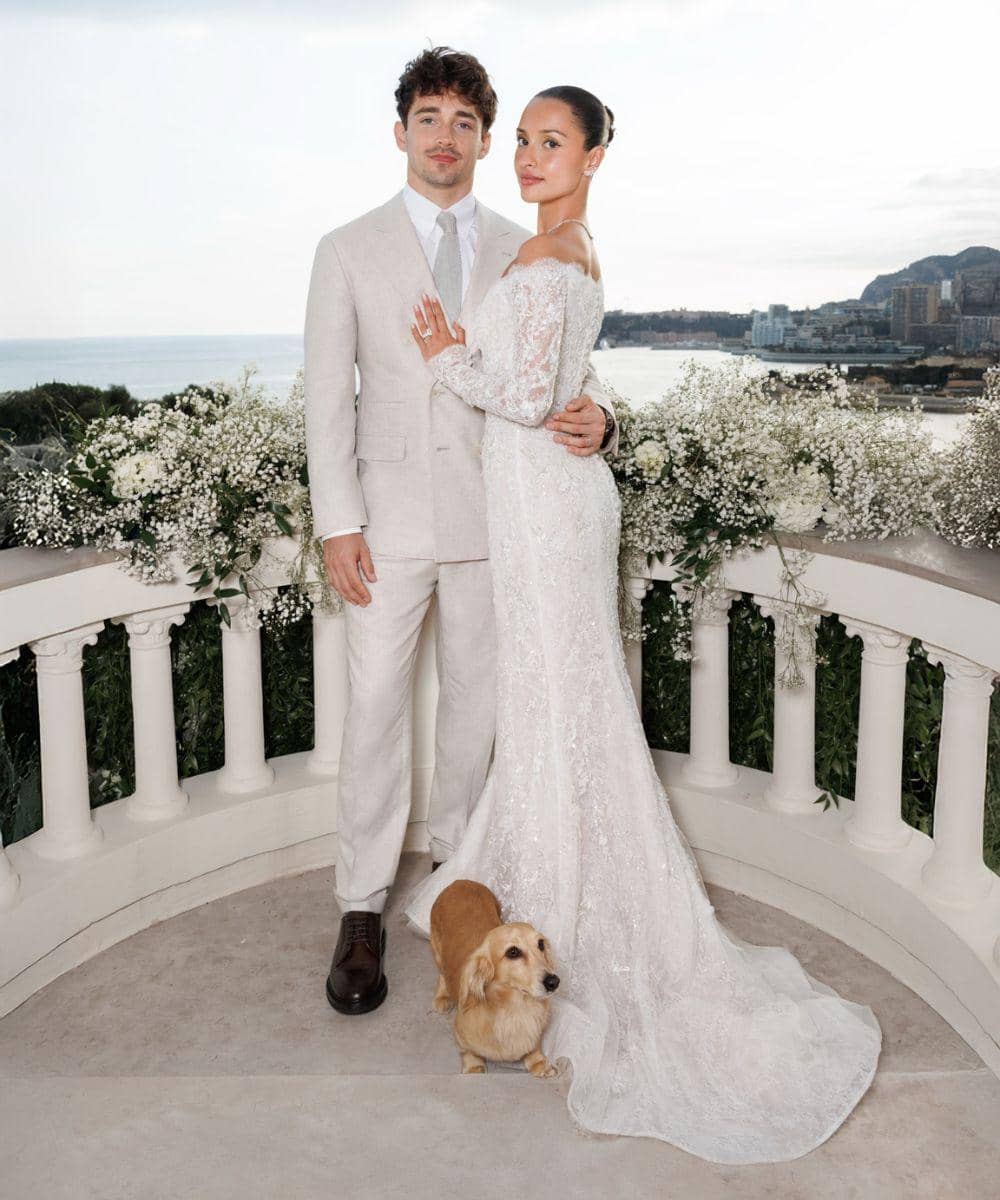 Potret Pernikahan Pembalap F1 Charles Leclerc 