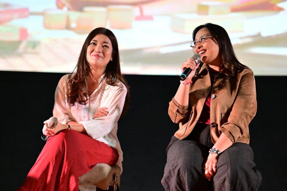 Annisa Ardiella Putri dan Anggia Kharisma dalam acara Screening & Meet and Greet film Na Willa