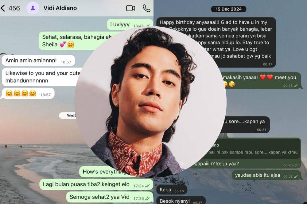 Bikin Nangis, Kumpulan Chat Artis yang Bersaksi Vidi Aldiano Orang Baik