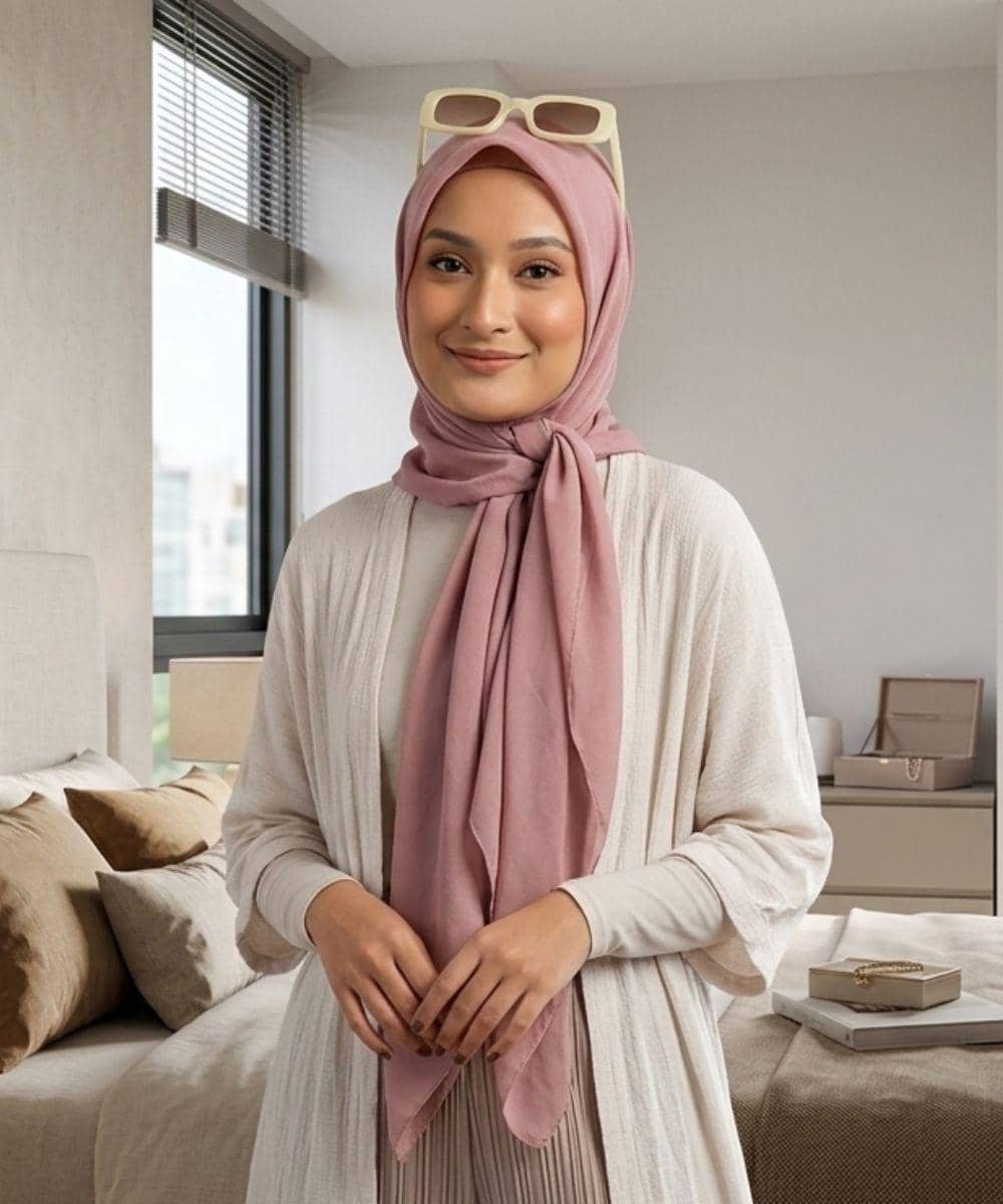 Cara Styling Pashmina untuk Pemula 