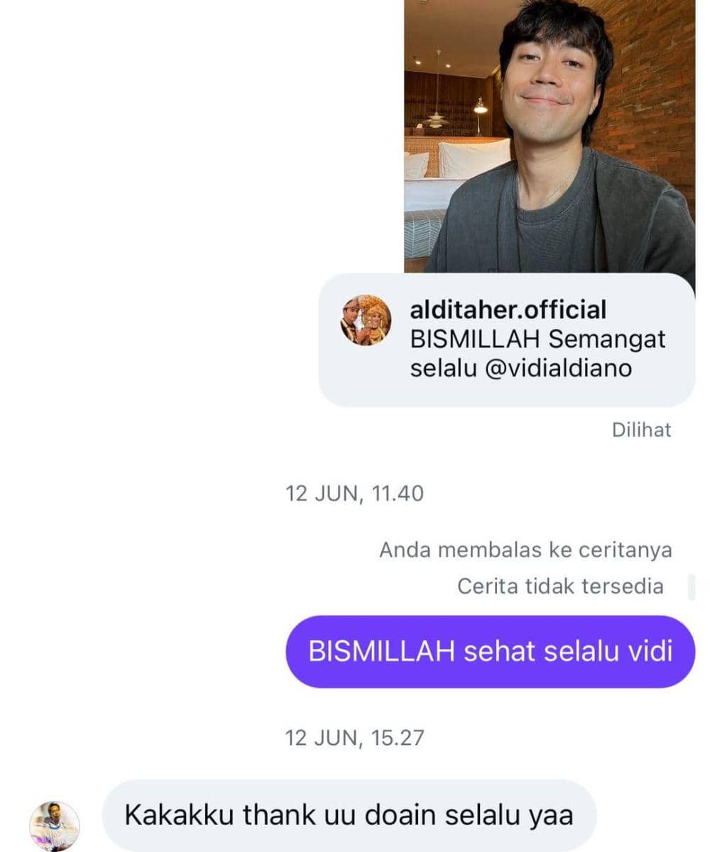Kumpulan Chat Artis yang Bersaksi Vidi Aldiano Orang Baik 1