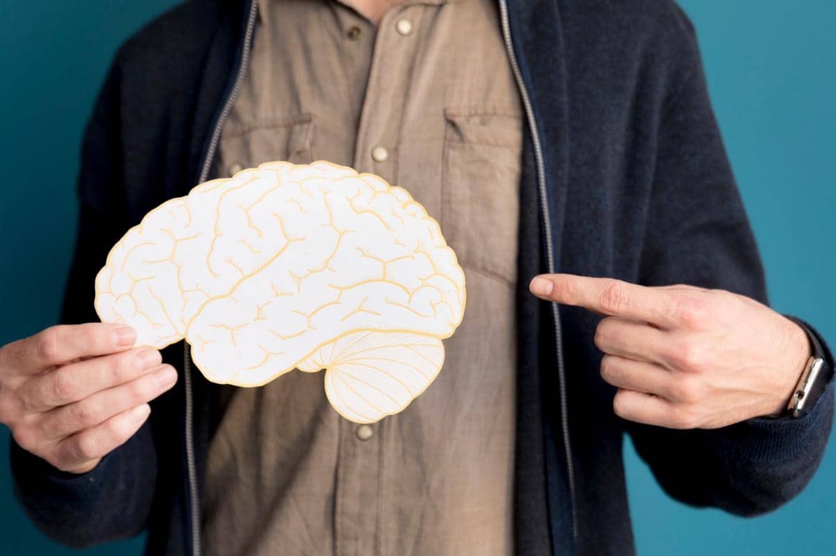 orang memegang mainan pikiran