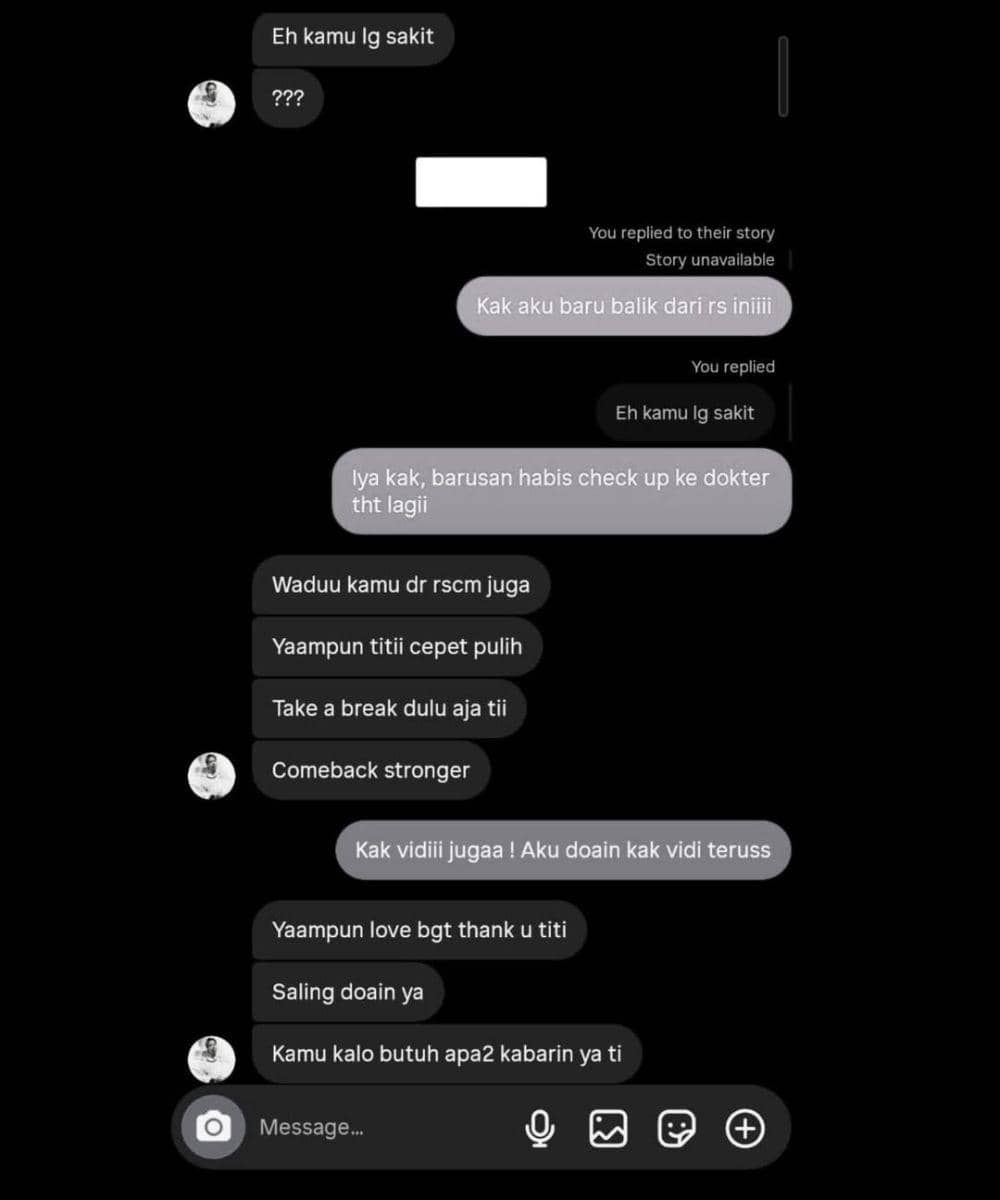 Kumpulan Chat Artis yang Bersaksi Vidi Aldiano Orang Baik 10