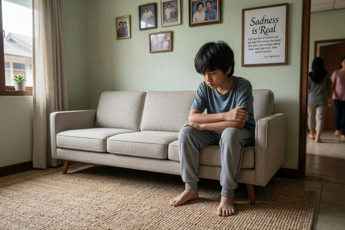 anak sedang mengalami depresi di rumah