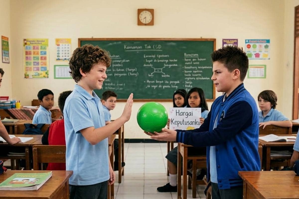 anak menolak tawaran bermain