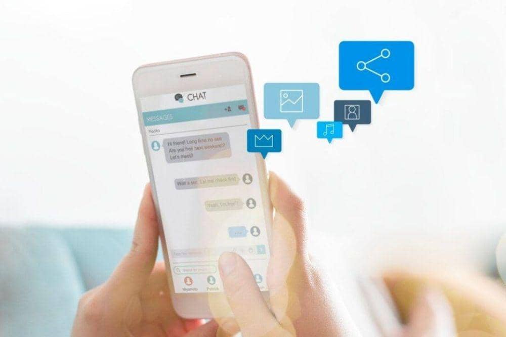 Mengirim pesan di ponsel