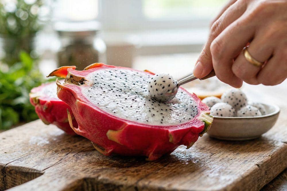 5 Cara Memotong Buah Naga 4