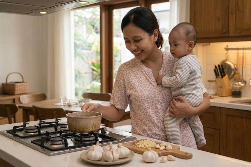 Benarkah ASI Bisa Berubah setelah Makan Bawang Putih?