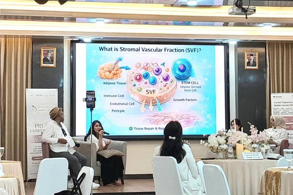 Sesi pemaparan oleh dr. Vania di Plasthetic Clinic Benhil
