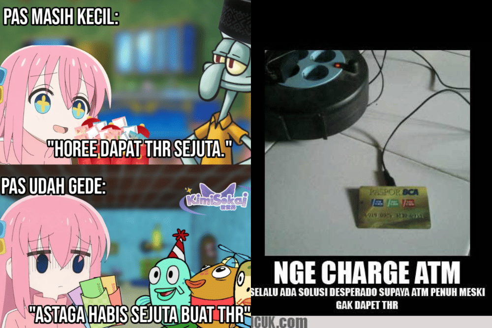 15 Meme THR Lucu, Jadi Hiburan Jelang Hari Raya