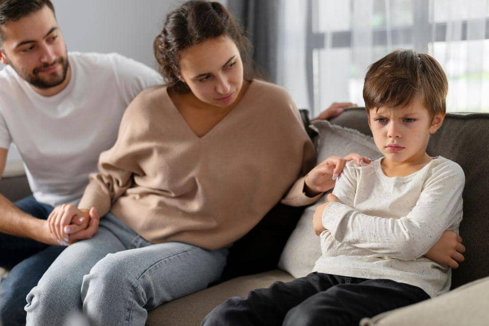 Mama dan Papa bingung ketika anak marah