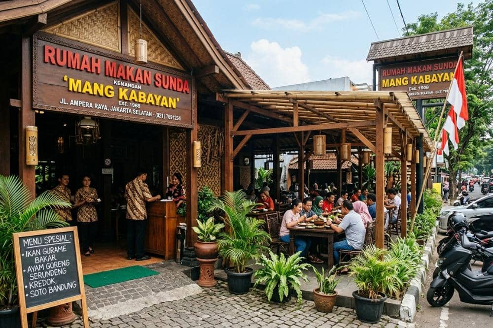 8 Rumah Makan Sunda di Jakarta Selatan, Lalapan dan Sambalnya Juara!